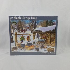 New Sealed Vermont Christmas Company "Maple Syrup Time" 1000 Pc Puzzle Ages 12+